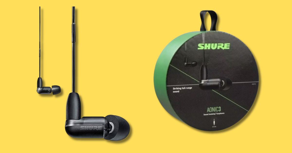 Shure AONIC 3 Wired Sound Isolating Earbuds