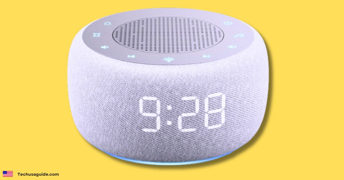 Buffbee Sound Machine Alarm Clock 2 in 1 11zon