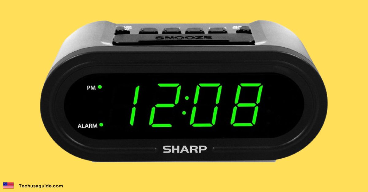 SHARP Digital Alarm with AccuSet 1 11zon